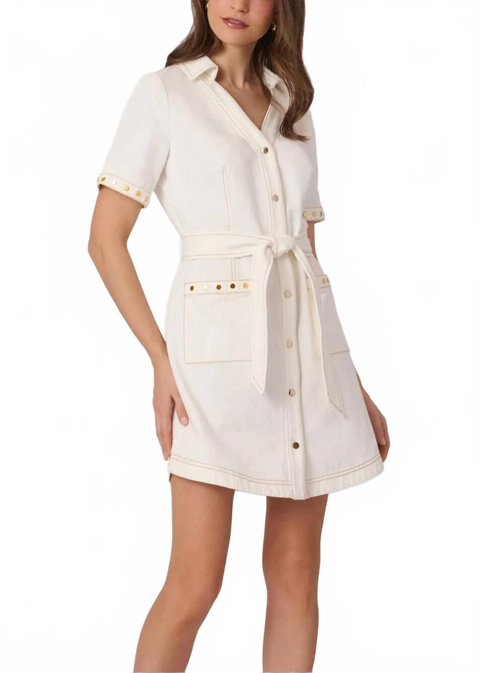 NEW SHOSHANNA laurie dress in ivory